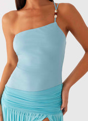 Aurelia Maxi Dress - Aqua