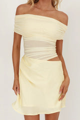 Lorely Off-Shoulder Mini Dress Butter