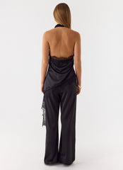 Emilee Cowl Top - Black