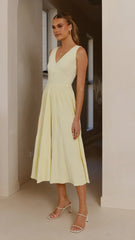 Jayde Knit Dress - Yellow